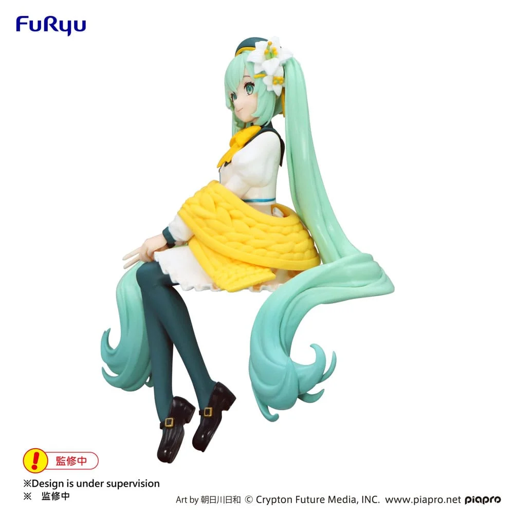 HATSUNE MIKU - Flower Fairy Lily White - Statuette Noodle Stopper 14cm