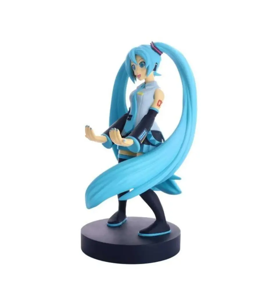 HATSUNE MIKU - Figurine 20cm - Support Manette & Portable (manette et portable non inclus)