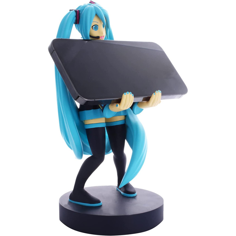 HATSUNE MIKU - Figurine 20cm - Support Manette & Portable (manette et portable non inclus)