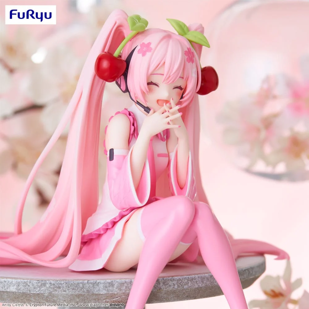 HATSUNE MIKU - Sakura Miku 2023 Smile - Statuette Noodle Stopper 12cm