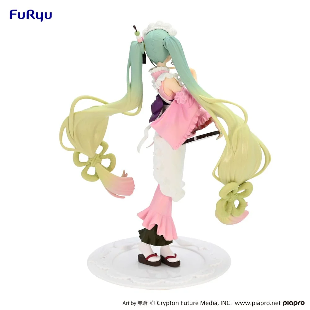 HATSUNE MIKU - Green Tea Cherry Blossom - Statue Exceed Creative 20cm