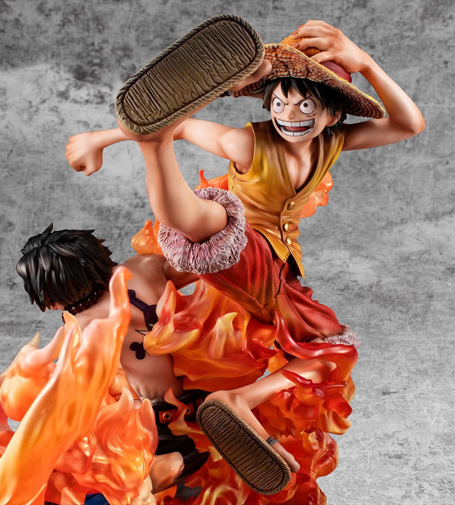 ONE PIECE - Luffy & Ace "Bond between brothers" -Statuette P.O.P. 25cm