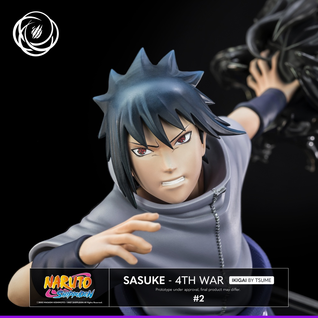  NARUTO - Sasuke Uchiwa Ikigai - 4th War - Statue Résine 1/6 By Tsume