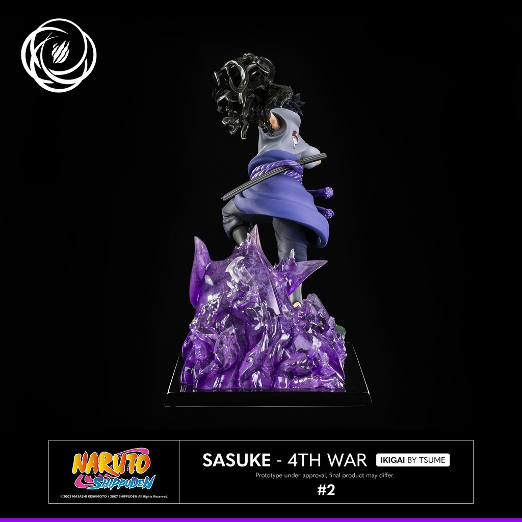  NARUTO - Sasuke Uchiwa Ikigai - 4th War - Statue Résine 1/6 By Tsume