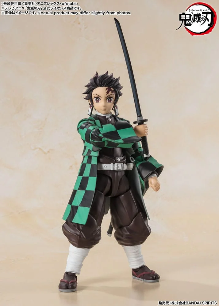 DEMON SLAYER - Tanjiro Kamado - Figurine S.H. Figuarts 14cm