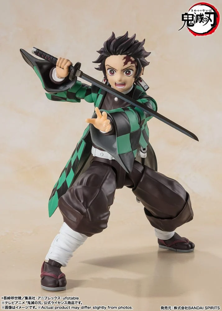 DEMON SLAYER - Tanjiro Kamado - Figurine S.H. Figuarts 14cm