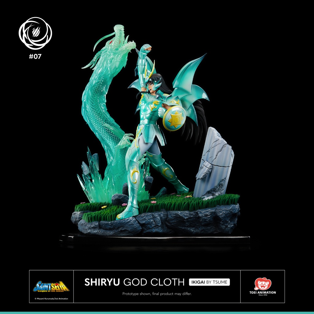 Tsume Art - IKIGAI 1/6 - Saint Seiya - Shiryu God Cloth Statue 43cm