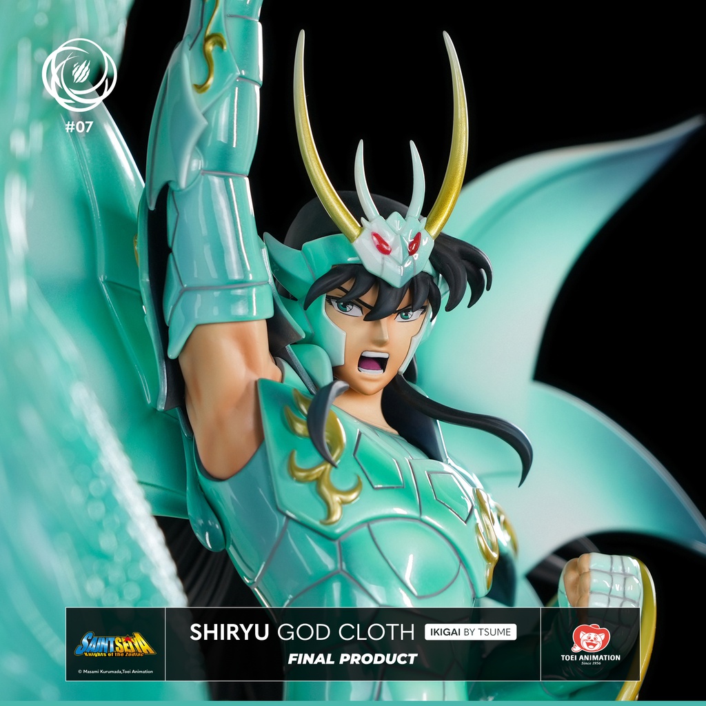 Tsume Art - IKIGAI 1/6 - Saint Seiya - Shiryu God Cloth Statue 43cm