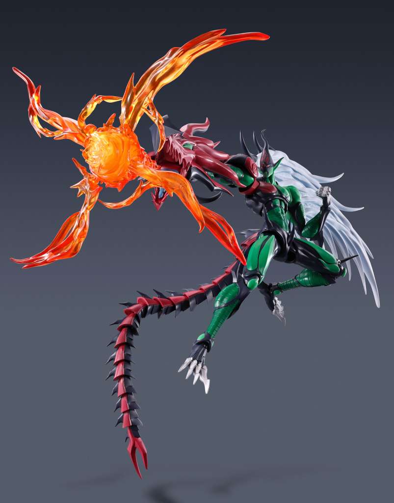 YU-GI-OH! - Elemental Hero Flame Wingman - Fig. S.H. MonsterArts 19cm