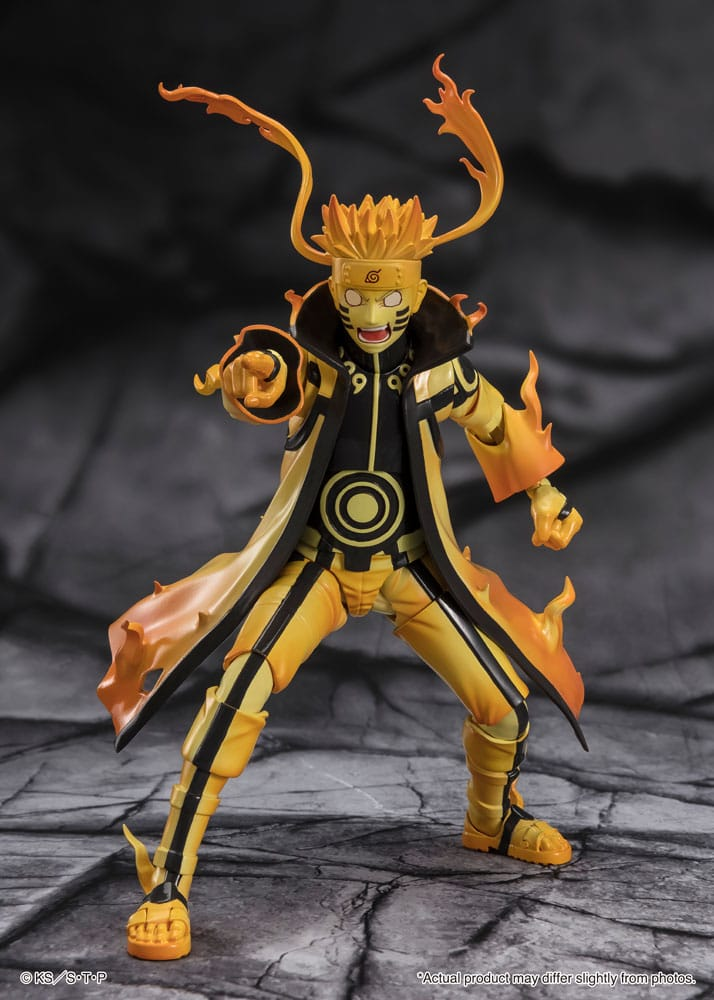 NARUTO - Naruto (Kurama Link Mode) - Figurine S.H. Figuarts 15cm