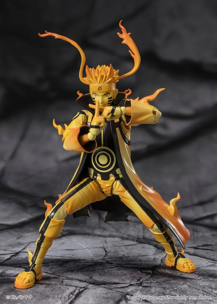 NARUTO - Naruto (Kurama Link Mode) - Figurine S.H. Figuarts 15cm