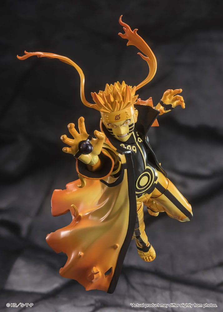 NARUTO - Naruto (Kurama Link Mode) - Figurine S.H. Figuarts 15cm