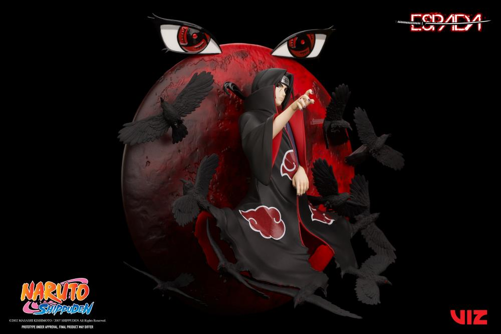 NARUTO SHIPPUDEN - Itachi Uchiha - Statuette de mur 25cm