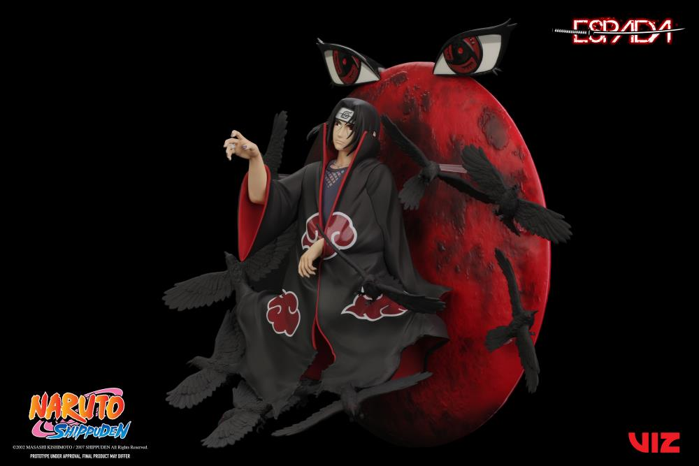 NARUTO SHIPPUDEN - Itachi Uchiha - Statuette de mur 25cm