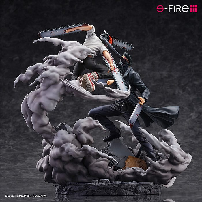 CHAINSAW MAN - Chainsaw Man VS Samurai S. -Statue Super Situation 26cm