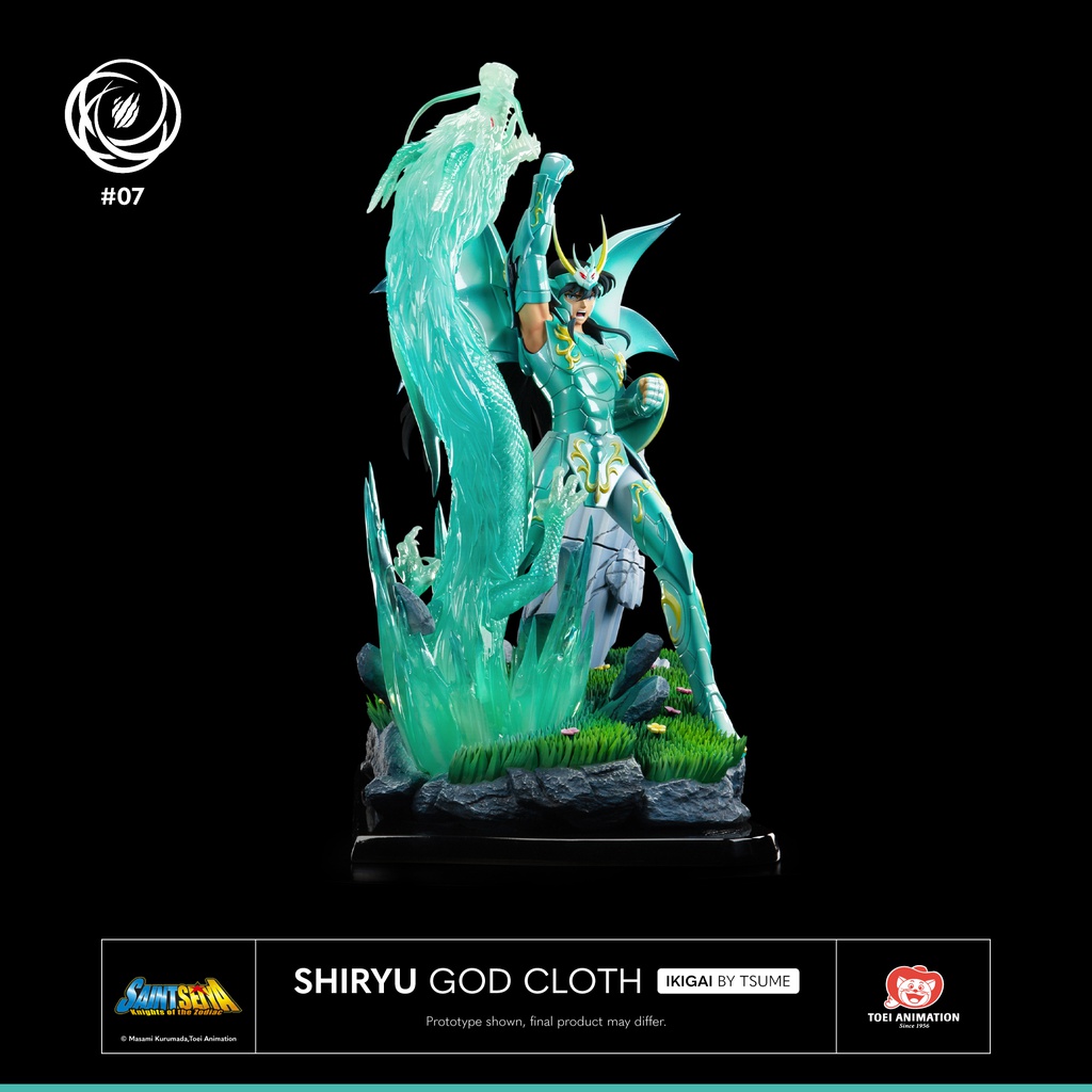 Tsume Art - IKIGAI 1/6 - Saint Seiya - Shiryu God Cloth Statue 43cm