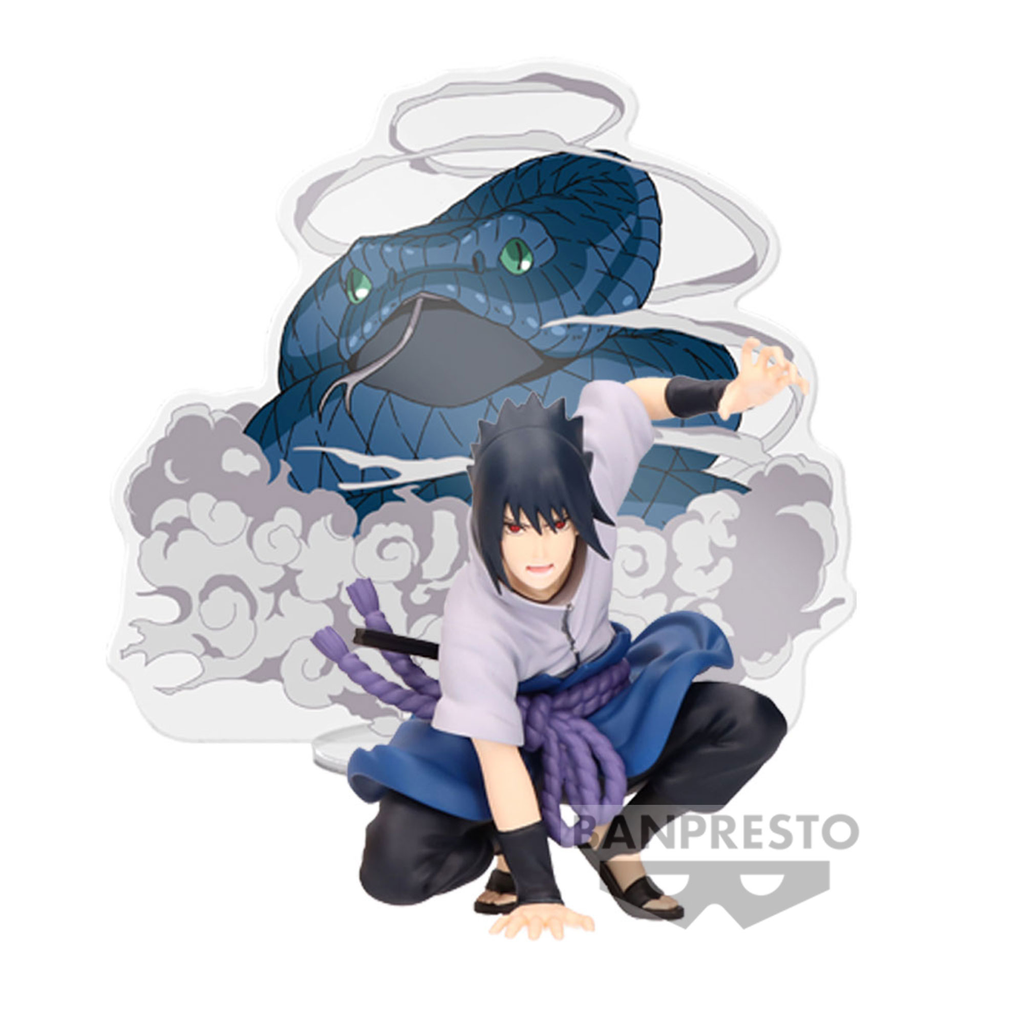 NARUTO SHIPPUDEN - Uchiha Sasuke - Figurine Panel Spectacle 9cm