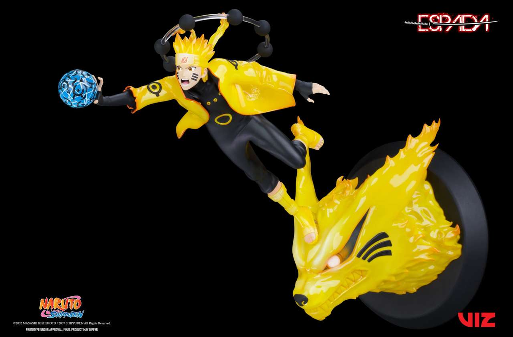 NARUTO SHIPPUDEN - Naruto & Kurama - Statuette Murale PVC 1/8 25cm