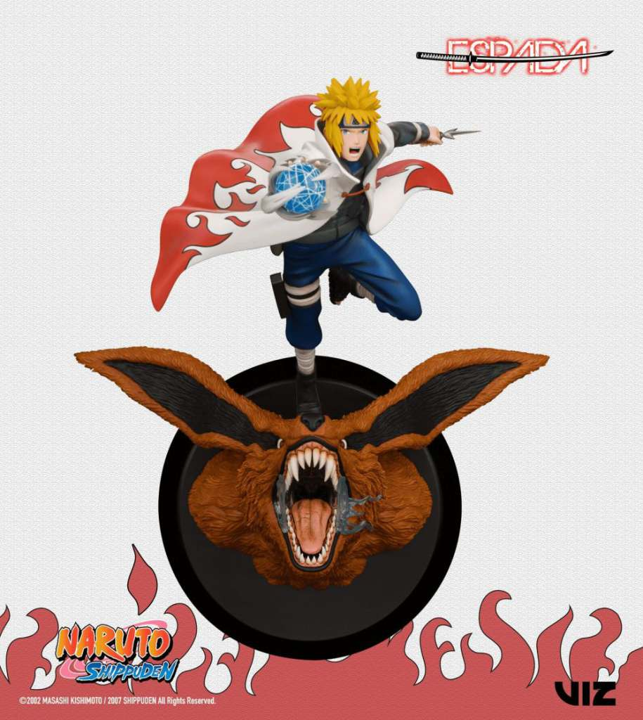 NARUTO SHIPPUDEN - Minato - Statuette Murale PVC 1/8 30cm