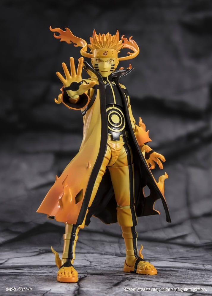 NARUTO - Naruto (Kurama Link Mode) - Figurine S.H. Figuarts 15cm