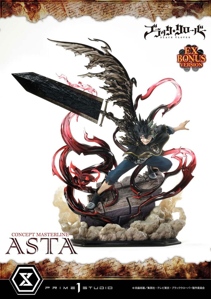 BLACK CLOVER - Asta "Exclusive Bonus" - Statue Masterline Series 50cm