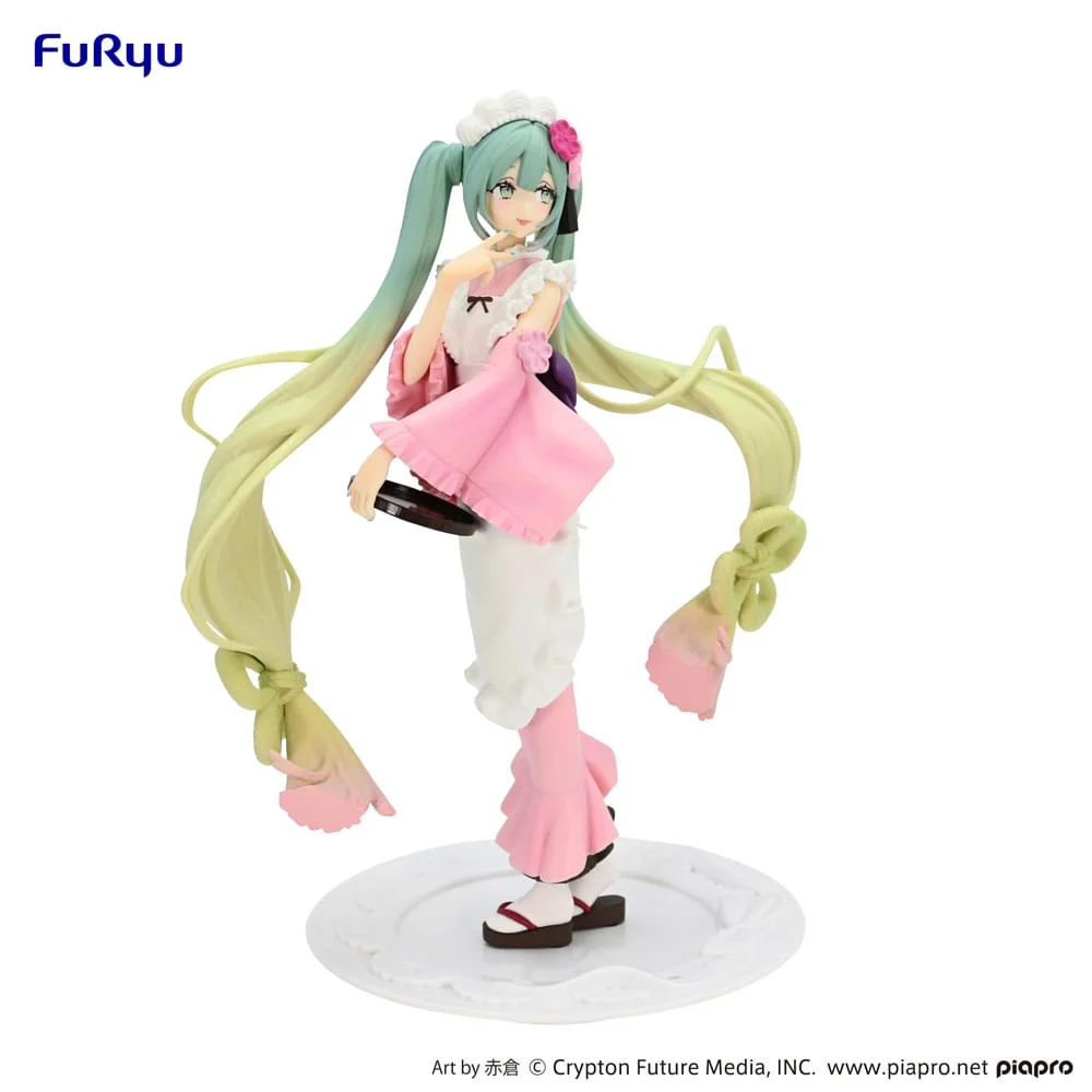 HATSUNE MIKU - Green Tea Cherry Blossom - Statue Exceed Creative 20cm