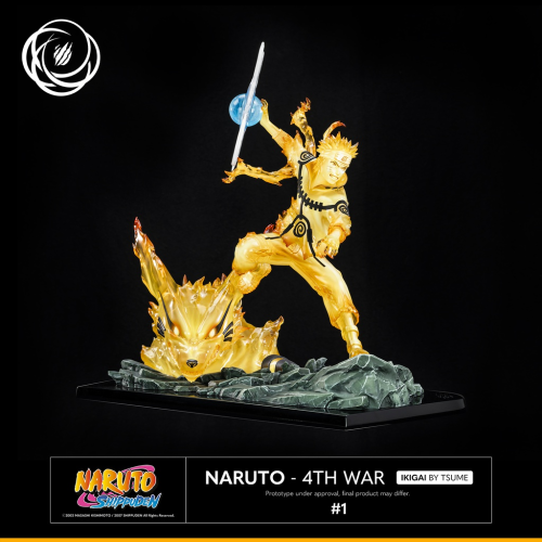 [216267]  NARUTO - Naruto Uzumaki Ikigai - 4th War - Statue Résine 1/6 By Tsume